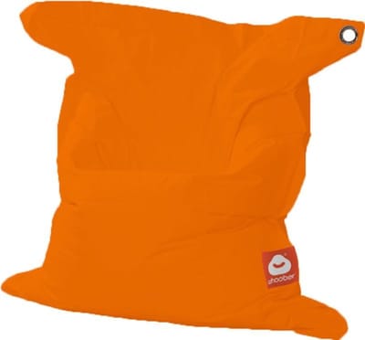 Whoober rechthoek zitzak St. Tropez M outdoor oranje - Wasbaar - Voor binnen en buiten