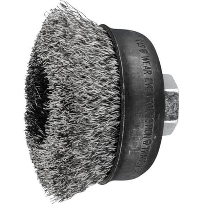 PFERD TOOLS Komborstel ongetordeerd TBU Ø 75 mm M14 Ø roestvrijstalen draad 0,30 voor haakse slijpers POS TBU 75/M14 INOX 0,30 43469003 1 stuk(s)