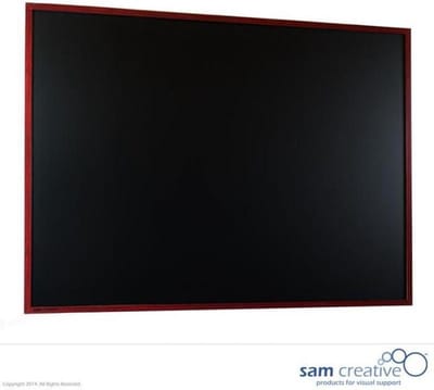 Krijtbord magnetisch met kersen lijst 90x120 cm | Schrijfbord | Tekenbord | Schoolbord