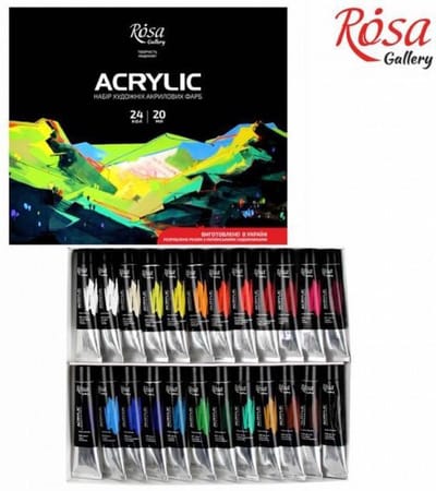 Rosa Gallery Acrylverf Set 24x20 ml