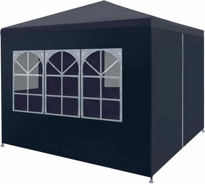 Feesttent Waterdicht - Evenement Overkapping - Buitenfeesten Organiseren - UV Bescherming Inclusief - 3 x 3 Meter - Blauw
