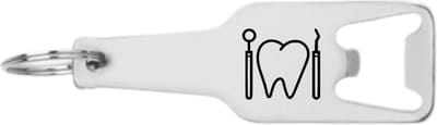 Akyol - tandarts flesopener - Tandarts - orthodontist - cadeau - verjaardag - kerst - kado - valentijn - 105 x 25mm
