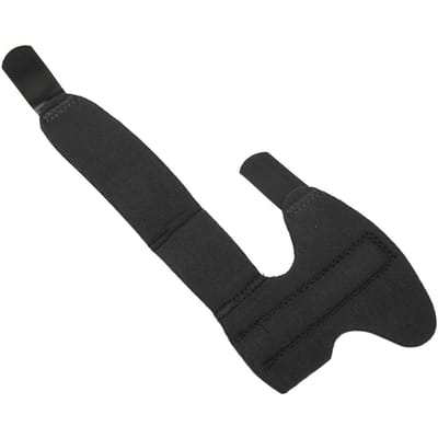 Vinger Stabilisator Brace Mouw Ademend Verstelbaar Immobilisatie Trigger Vinger Spalk voor Right hand black