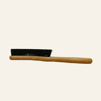 Hoedenborstel Zwart Haar 24 cm – Luxe Kleding- en Hoedenborstel – Verwijdert Stof, Pluisjes en Vuil – Geschikt voor Vilten Hoeden