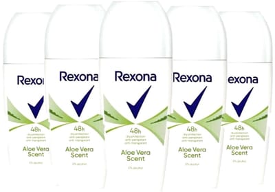 Rexona Deo Roller - Aloe Vera - 5 x 50 ml - Voordeelverpakking