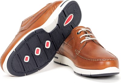 Fluchos -Heren - cognac/caramel - casual schoenen - maat 45