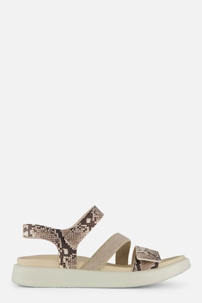 Ecco Flowt Sandalen beige Leer
