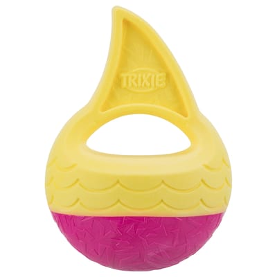 Drijvend haaienvinnen hondenspeeltje in tpr Trixie Aqua Toy