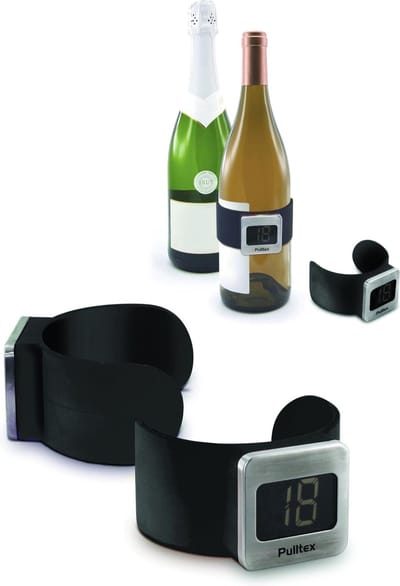 Pulltex PWC Wine Thermometer zwart