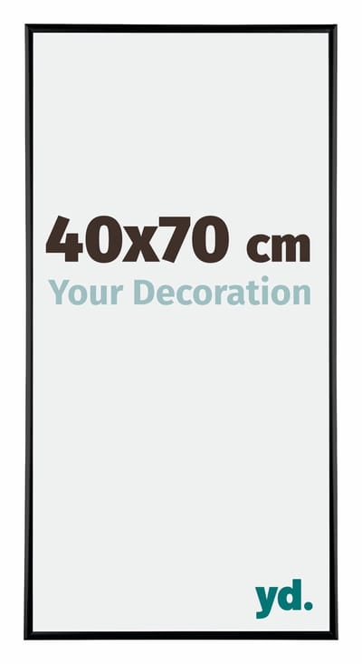Your Decoration - Fotolijst 40x70 cm - Aluminium - Zwart Hoogglans - Kent