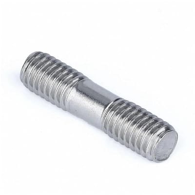 Dubbelzijdige Draadstang - Verbindingsbout - Robuuste Bevestiging - Roestvrij Staal 316 - M12 50mm - Zilverkleurig