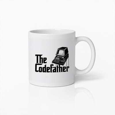 The Codefather Mok 330ml – Grappig Cadeau voor Programmeurs en Coders