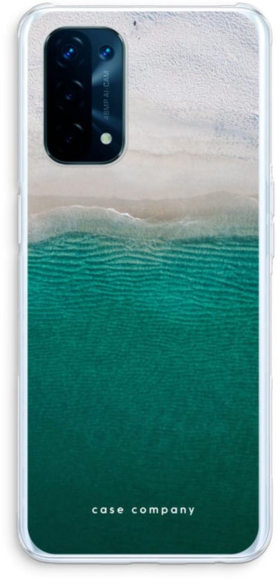 Case Company® - Hoesje geschikt voor Oppo A74 5G hoesje - Stranded - Soft Cover Telefoonhoesje - Bescherming aan alle Kanten en Schermrand
