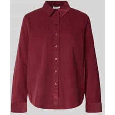 s.Oliver - female - Blouse van fijn ribfluweel met overhemdkraag