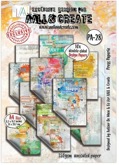 Aall & Create Design Paper A4 - Press Paperie