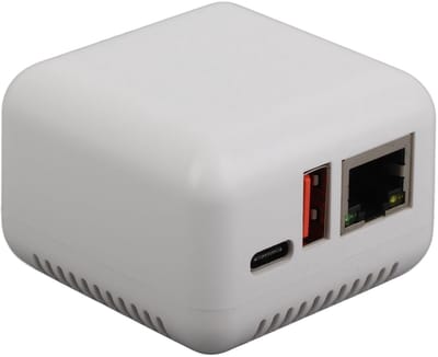 Zeynomax - USB 2.0 Netwerkprintserver - USB Printserveradapter - Draadloos en Compact - Geschikt voor Meerdere Gebruikers - Eenvoudig te Installeren..
