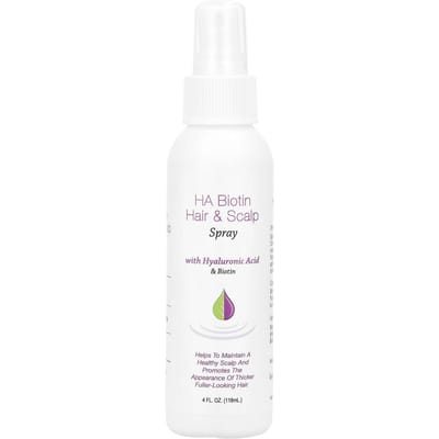 Ha Biotine Haar & Hoofdhuid Spray, 4 Fl Oz (118 ml) white