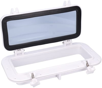 Dailygoods- Portlight met gehard Glas - Rechteckig - 15-3/4 x 7-7/8