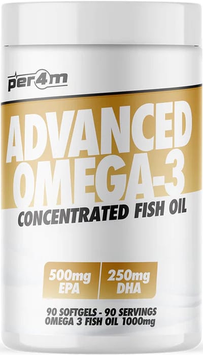Per4m - Advanced Omega-3 - Concentrated Fish Oil - 90 servings - visolie - visolie omega 3 - omega 3