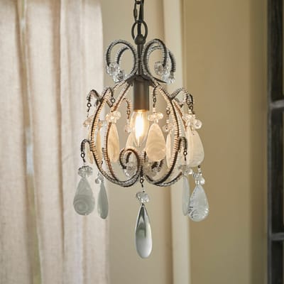 LOBERON Hanglamp Calistron grijs/wit