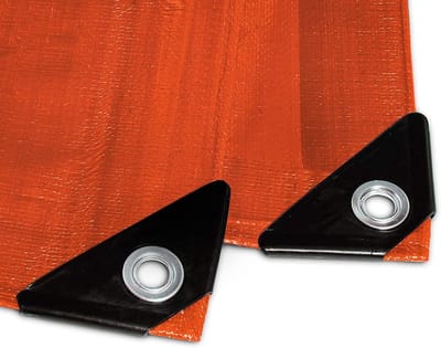 Zeil - Afdekzeil Tarp - Bescherming Buiten - Versterkte Randen - 4 x 6 m - Blauw