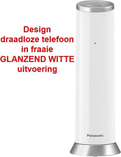 Panasonic KX-TGK220GW Single DECT-Draadloze telefoon met nummerherkenning en BEANTWOORDER; wit