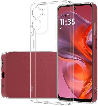Transparant Dun TPU Hoesje Geschikt voor Motorola Moto E15 | Back Cover | Lichtgewicht | Ultra Dun | Flexibel | Zacht | Doorzichtig