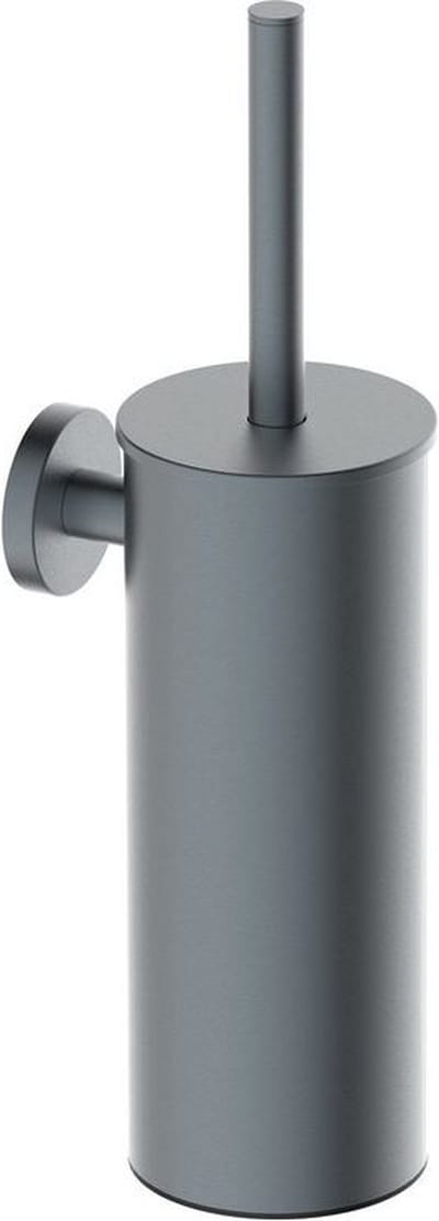 Wiesbaden Alonzo toiletborstel met houder gunmetal