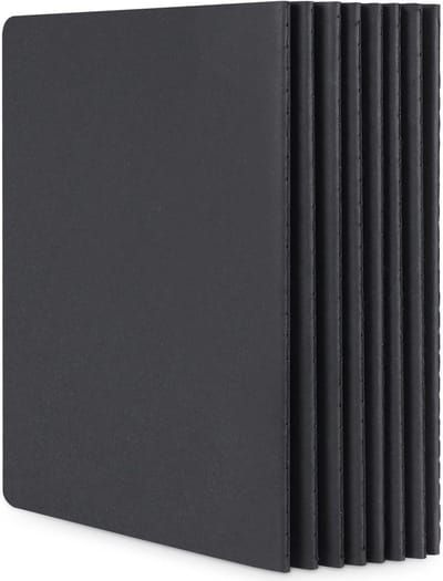 Creatief A5 Sketchbook - 8 Stuks, 14x21 cm voor Schetsen, Tekeningen en Notities