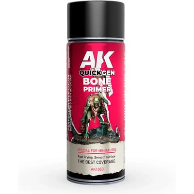 Verfspuit AK Interactive Aérosol Quick Gen Primer Bone