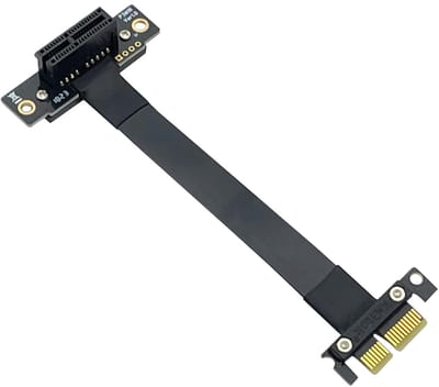 PCIe Verlengstuk - Extender Kabel - Grafische Kaart - 180 naar 90 graden - 20 cm