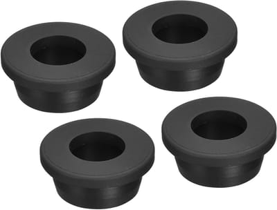 4 Stuks Rubber Grommet Mount 26mm, Ronde T-Type Siliconesluiting voor Kabelbeheer en Bescherming van Leidingen