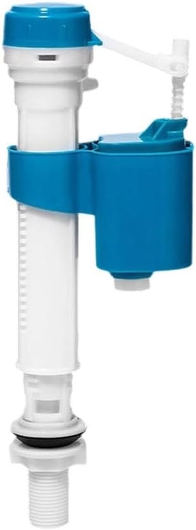 Toilet Tank Vulklep - Reparatieset Toilet - Toilet Repareren - Verstelbare Hoogte - 20-28cm - Blauw Wit