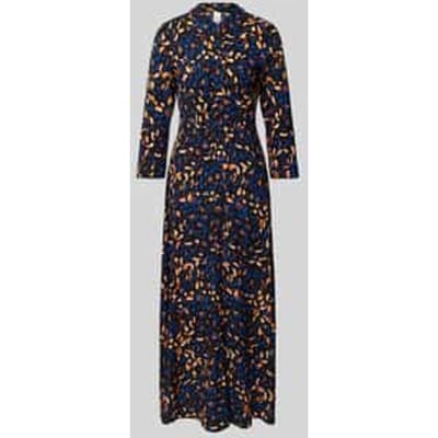 Maxi-jurk met knoopsluiting, model 'SAVANNA'