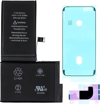 Batterij Geschikt voor iPhone X – Premium – Zwart