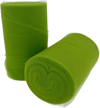 Tutu Tule - Lime groene tule - +/- 22 meter