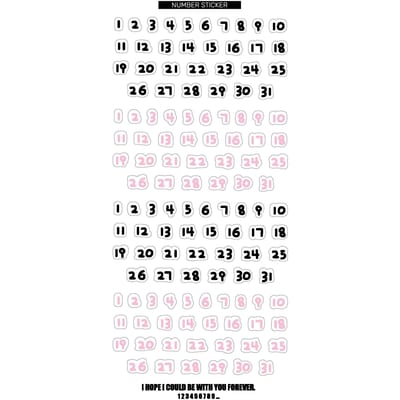 Basis digitale materiaallabels Decoratieve stickers voor knutselen C