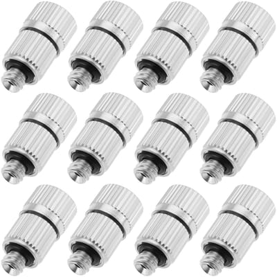 Dailygoods- Mistmondstuk 30 Stuks - Micro-mist Sproeier - Hogedruk Irrigatie - Vergrendelingsstructuur - Fijne Waternevel - 0,3 mm Opening