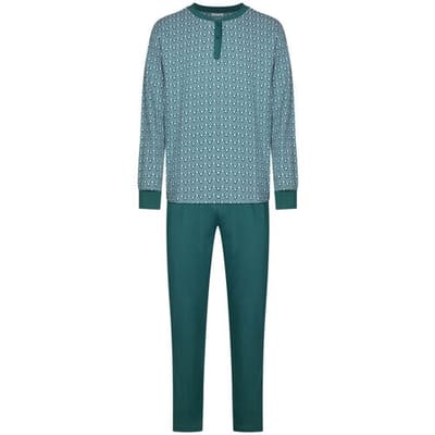 Pastunette - Pyjama - Green Motion - Katoen - Groen - Maat S