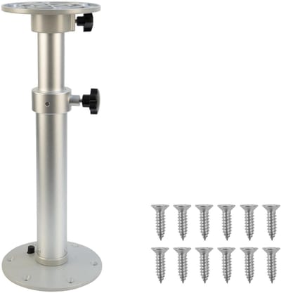 Allecto - RV Campervan Tafelpoten - Verstelbare Hoogte - Aluminium - Ideaal voor Boot en Terras - Geschikt voor Jacht en Buitengebruik - 17-28 Inch