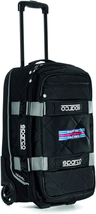 Sparco Martini Racing Borsa Travel Martini-R Tas - Zwart/Zilver — Maat Onesize