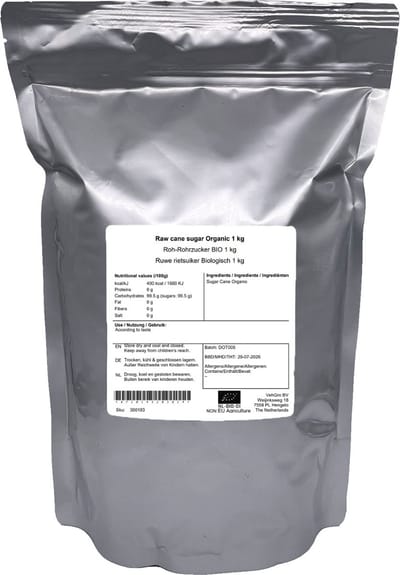 Rietsuiker Licht Goud - 1 Kg - Holyflavours