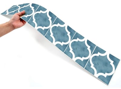 Dailygoods- Vloerstickers Antislip - Zelfklevende PVC Tegels - Decoratie voor Keuken/Badkamer - Verwijderbaar - Gemakkelijk aan te brengen - Milieuvriendelijk - Vloerbedekking