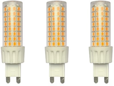 Avide G9 LED Insteeklamp 7W 220-240V - 6400K - 800lm - LED Lampjes Insteek - Daglicht wit - Vervangt 51W lamp - 3 stuks