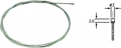 Velox-kabel of -mantel voor MBK 50 51V 214250B / ø1,2 x 2,50 m, 3x3-aansluiting, nieuw