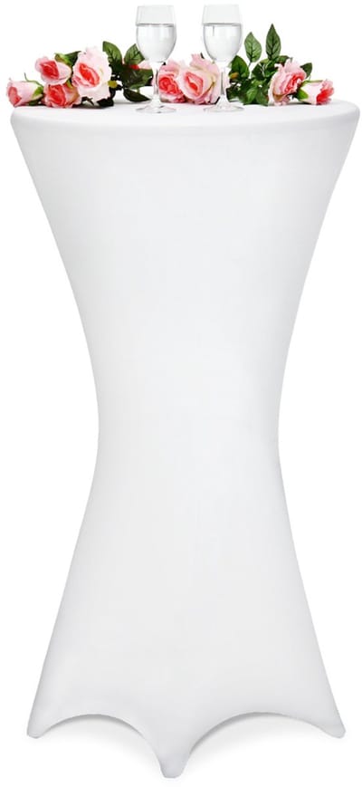 Deuba Statafel tafelhoes wit Ø80cm