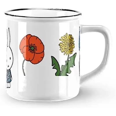 Mok Magic Touch of the Dutch Rétro Miffy Fleurs