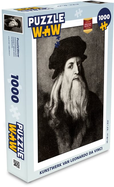 Puzzel Kunstwerk - Leonardo da Vinci - Schets - Legpuzzel - Puzzel 1000 stukjes volwassenen