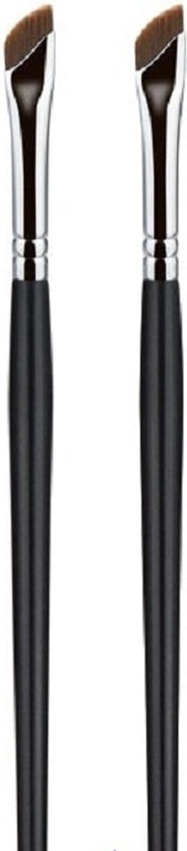 WiseGoods Premium Eyeliner Borstel Set - Borstels Makeup - Make Up Kwasten - Make-Up Kwast - Kwastjes Ogen - Oog Penselen - 2st