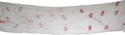 Halloween Banner Bloed Handen (4m)